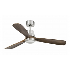 LANTAU 132 cm Matt Nickel Walnut with DC motor and LED light by Faro