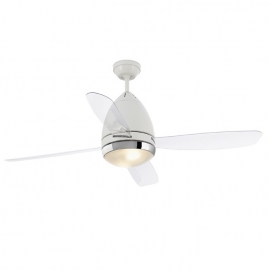 Faretto ceiling fan with light & remote control by Faro