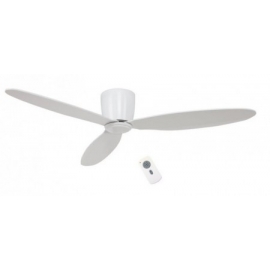 ECO Plano White 132 with DC motor & remote control by Casafan