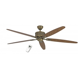 ECO Elements MA 180 Antique Brass with DC motor and remote control by Casafan.