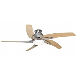Viper Steel 112 ceiling fan with light & remote control by Fantasia