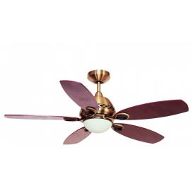 Phoenix bronze ceiling fan with light & remote control by Fantasia