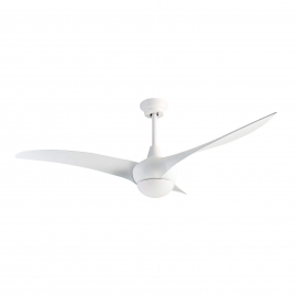 Helix White with DC motor and LED light by La Creu