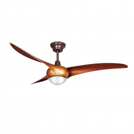 Helix Wood with DC motor and LED light by La Creu