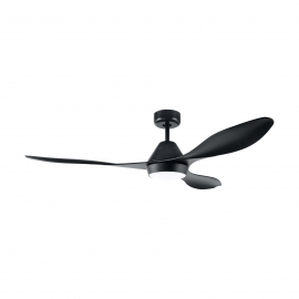 Antibes 132 Black with DC motor and LED light by Eglo