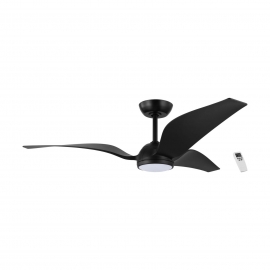 Mosteiros 142 Black with DC motor and LED light by Eglo