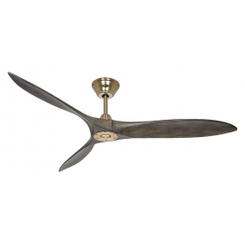 Eco Airscrew 152 Brushed Brass Gray with DC motor by Casafan