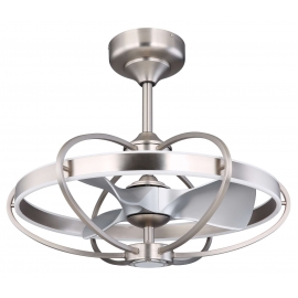 Almeni Silver with LED light and remote control by Globo