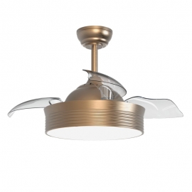 Bombay S Bronze with DC motor, LED light and retractable blades by Sulion