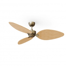 Alma L Bronze Natural Outdoor DC ceiling fan from Sulion