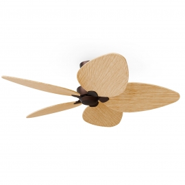Alma L Brown Natural Outdoor DC ceiling fan from Sulion