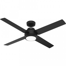 Greta Matt Black with DC motor and LED light by Hunter