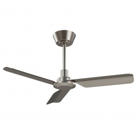 Nox 90 Chrome Outdoor Ceiling fan with DC motor by Sulion