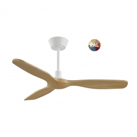 Balcony Neo 107 White Medium Wood Outdoor Ceiling fan with DC motor  by Sulion